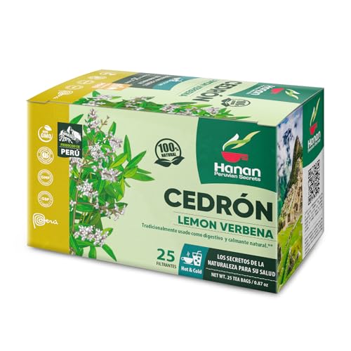 té de verbena de limón natural