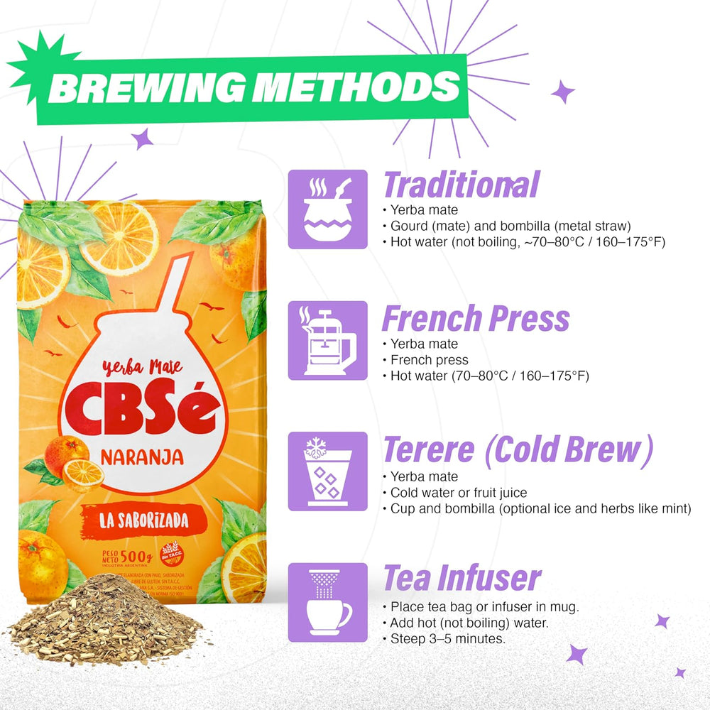 té verde CBSé sabor naranja