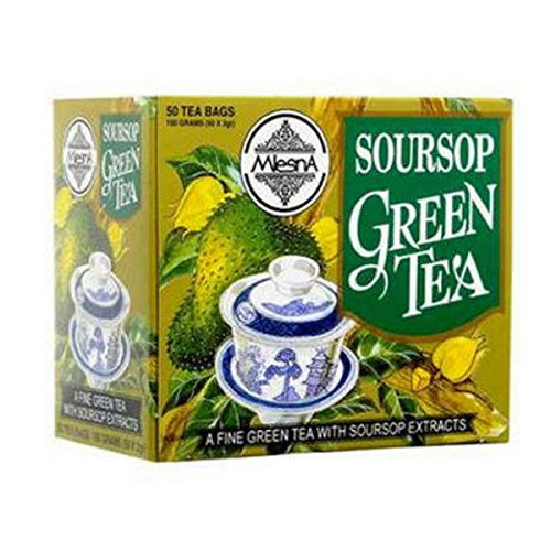 té verde Mlesna con guanábana