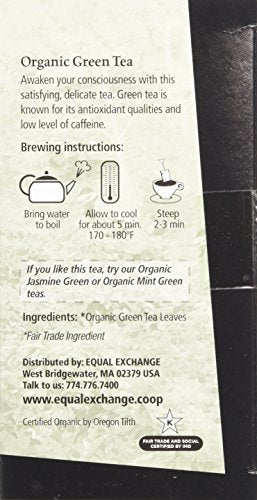 Té verde orgánico de Equal Exchange
