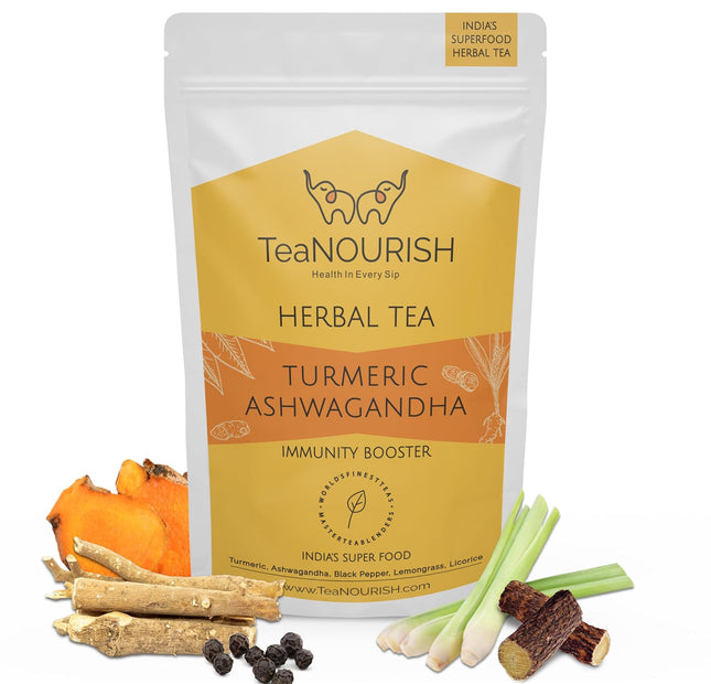 TeaNOURISH Té de Cúrcuma y Ashwagandha