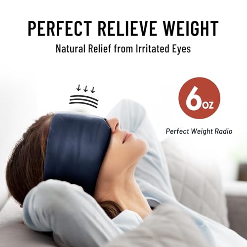terapia caliente para ojos cansados