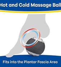 terapia caliente y fría con pelota de masaje