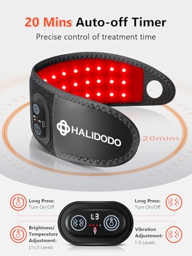 terapia de luz roja portátil y recargable