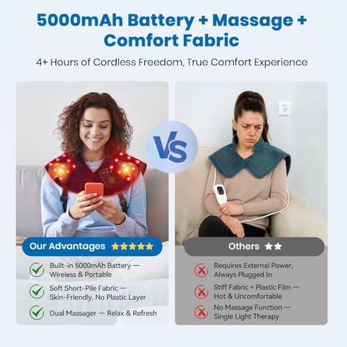 terapia luz roja inalámbrica