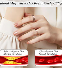 terapia magnética con anillo de flor