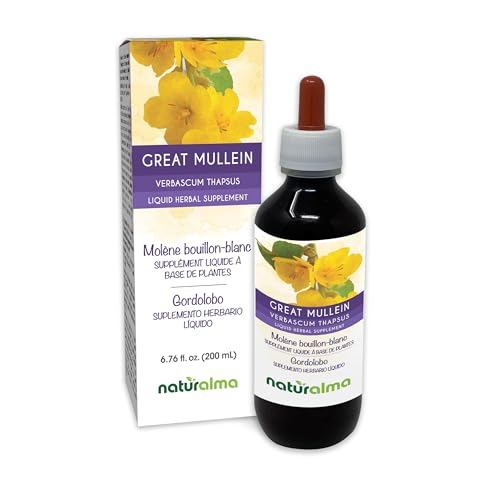 tinteura de mullein natural vegano