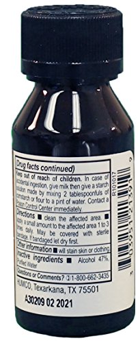 tintura de yodo 1 oz para cuidado de heridas