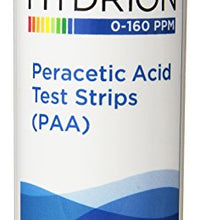 Tiras de prueba de ácido peracético