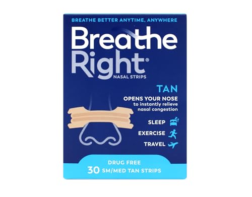 Tiras nasales Breathe Right para dormir mejor