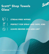 toalla de vidrio Scott tamaño práctico