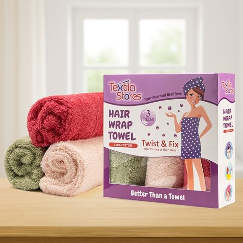 toallas de algodón para secar cabello rizado