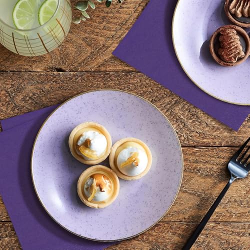 toallas de cocina moradas para fiestas