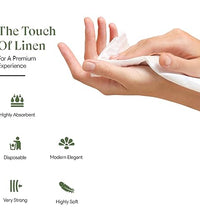 toallas de papel blancas para baño