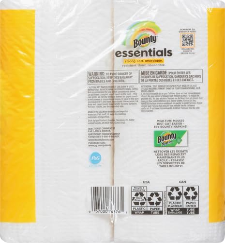 toallas de papel Bounty absorbentes y fuertes