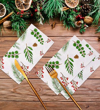 toallas de papel con diseño de berries