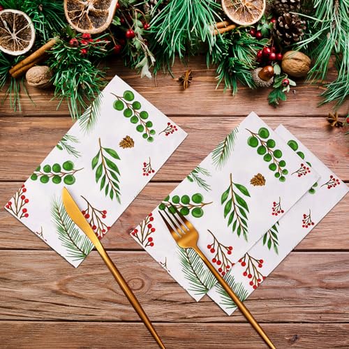 toallas de papel con diseño de berries