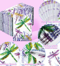 toallas desechables con diseño floral