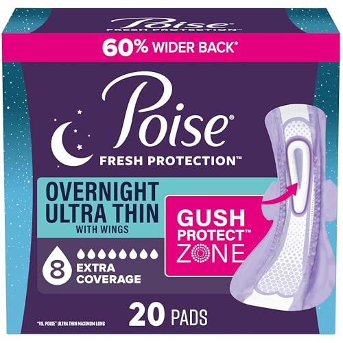 toallas higiénicas Poise ultra delgadas