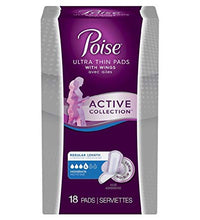 toallas ultra delgadas Poise para comodidad diaria