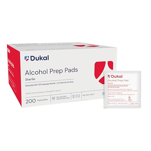 toallitas de alcohol estériles para desinfección