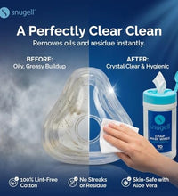 toallitas de algodón para cuidado CPAP