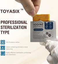 toallitas individuales de yodo al 10%