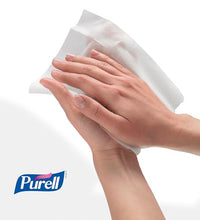 toallitas individuales Purell en caja dispensadora