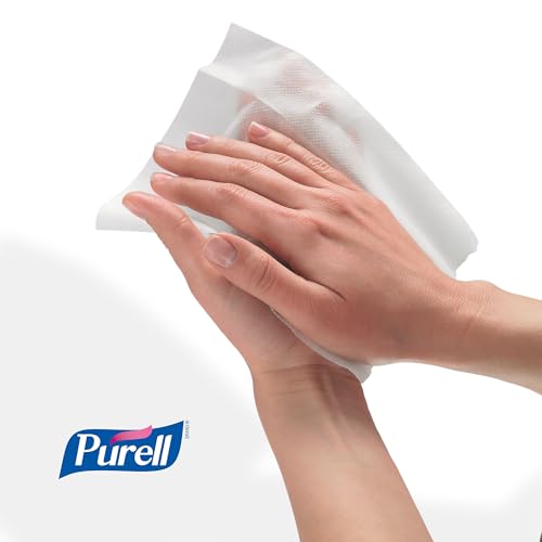 toallitas individuales Purell en caja dispensadora