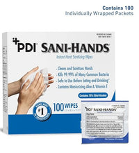 toallitas Sani-Hands para higiene diaria