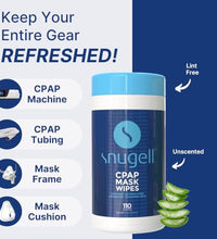 toallitas sin pelusa para limpieza CPAP