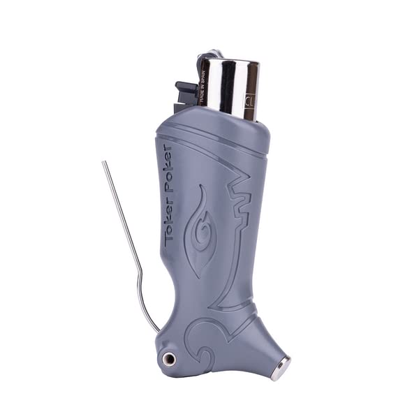 Toker Poker funda encendedor gris