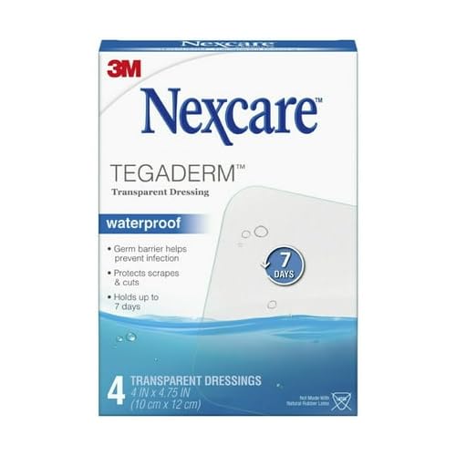 tomas Nexcare Tegaderm para protección