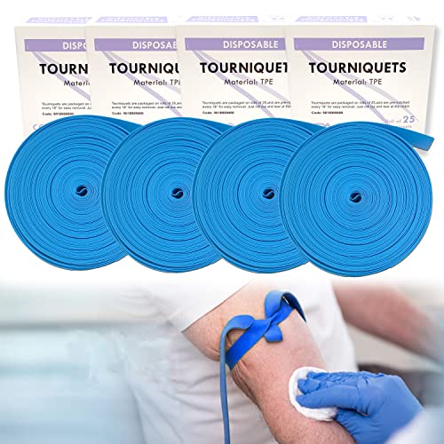torniquete desechable Med color azul