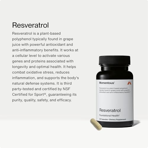 Trans-Resveratrol Momentous para el corazón