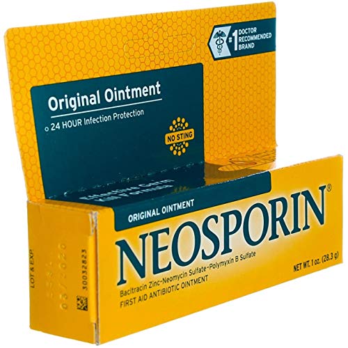 tratamiento efectivo con Neosporin en paquete