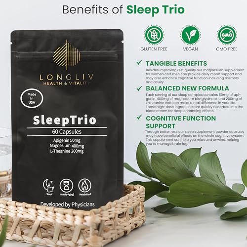trío de ingredientes para descanso