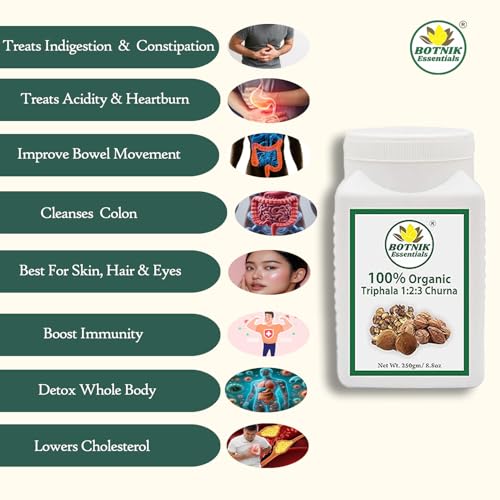 Triphala en polvo para combatir el estreñimiento