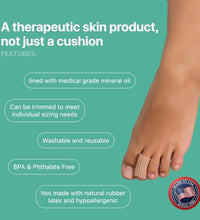 tubería de gel para pies sanos