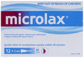 tuberías de enema Microlax para limpieza intestinal