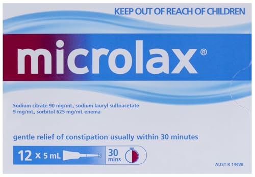 tuberías de enema Microlax para limpieza intestinal