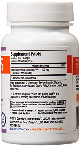 Ubiquinol 100 mg para salud cardíaca