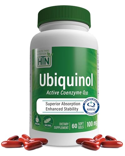 Ubiquinol 100mg para energía celular