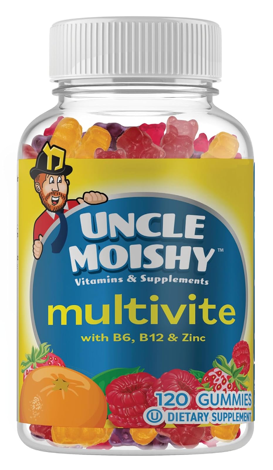 Uncle Moishy gomitas multivitamínicas