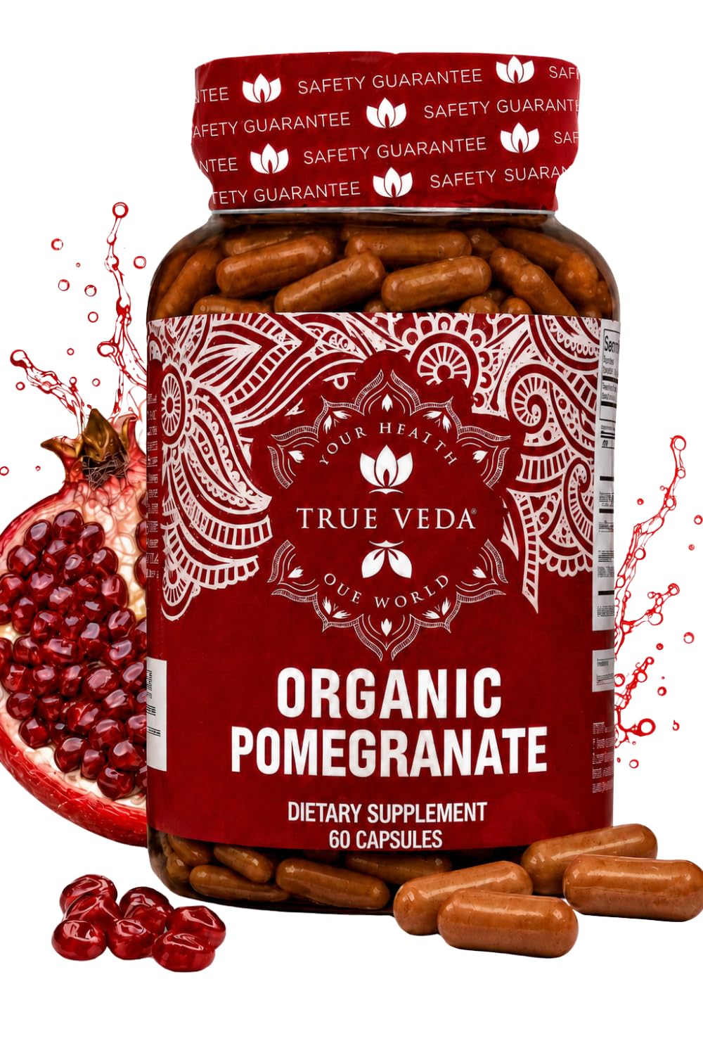 USDA Organic Extracto de Granada 500 mg