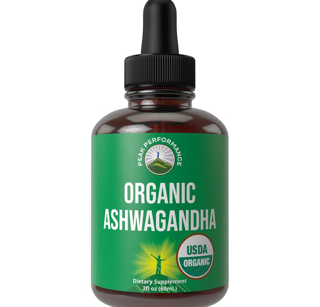 USDA Organic Gotas de Ashwagandha