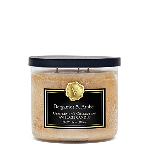 vela aromática bergamota y ámbar