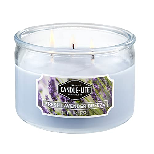 vela aromática de lavanda fresca