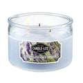 vela aromática de lavanda fresca