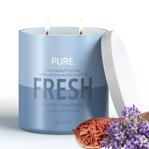 vela aromática de lavanda pura